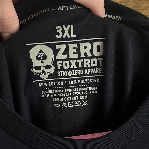 Black Skull Graphic Tee - Picture 3 of 4